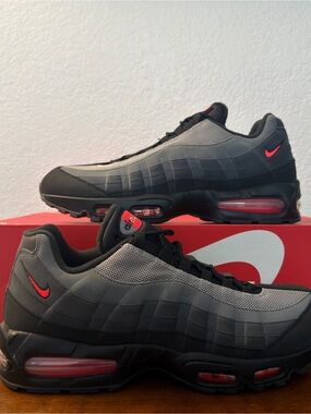 Nike Air Max 95 OG Big Bubble 'Bright Crimson' IH4457-002 Size 14
